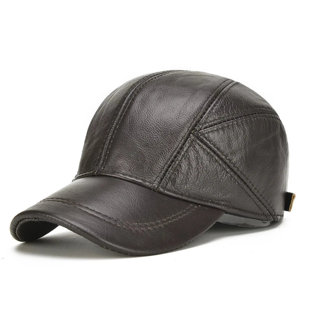 Pharell Vintage Leather Cap