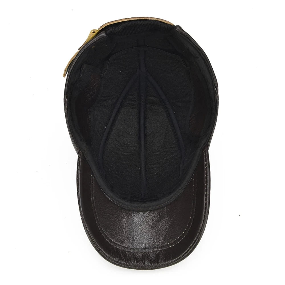 Pharell Vintage Leather Cap