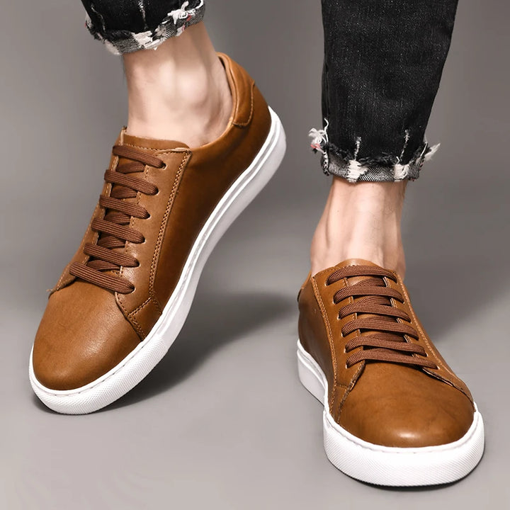 Sivorri Genuine Leather Casual Sneaker