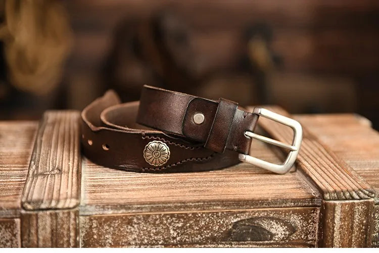 Old West Leather Belt