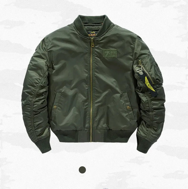 2-in-1 Hooded Flight Jacket