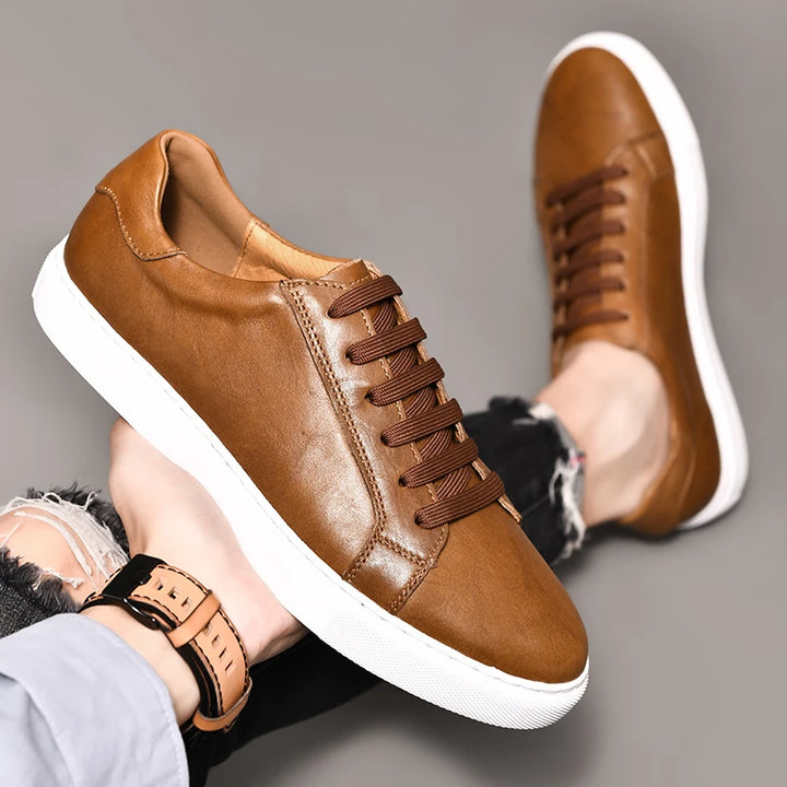 Sivorri Genuine Leather Casual Sneaker