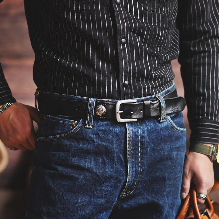 Old West Leather Belt