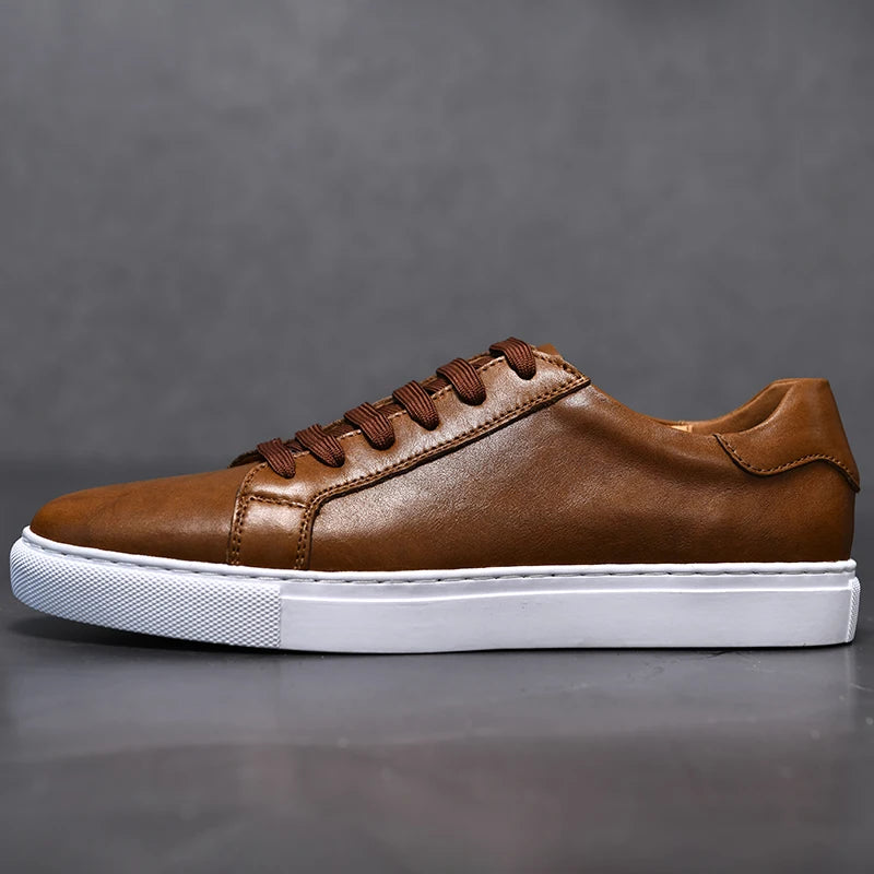 Sivorri Genuine Leather Casual Sneaker