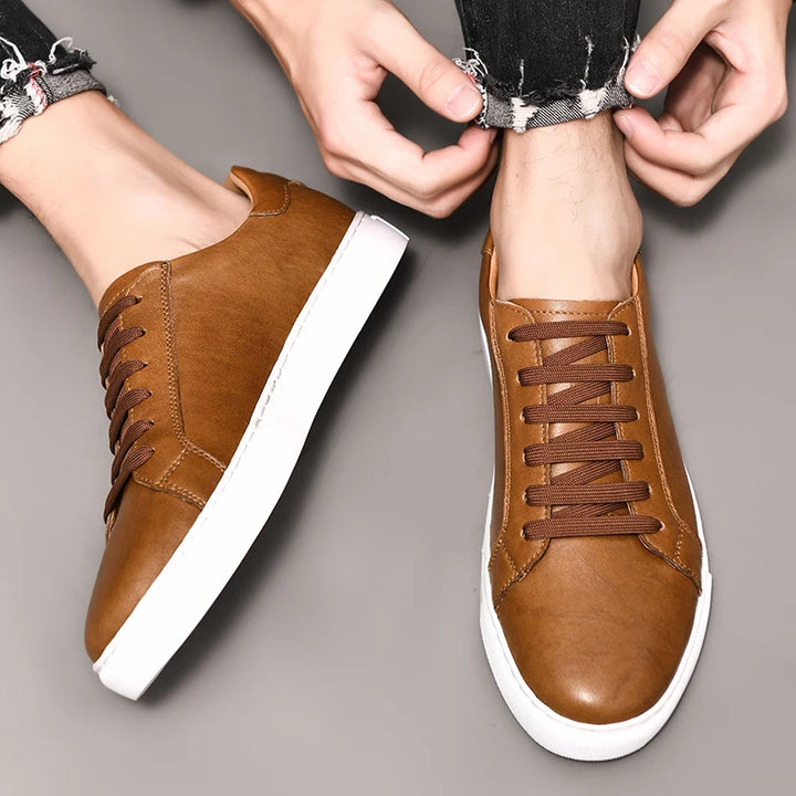 Sivorri Genuine Leather Casual Sneaker