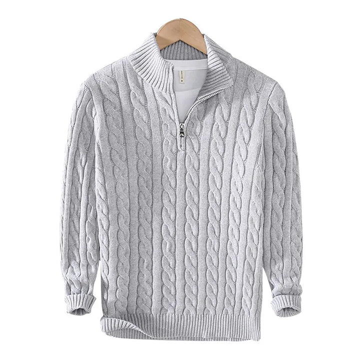 Didier 100% Cotton Cable Knit Sweater