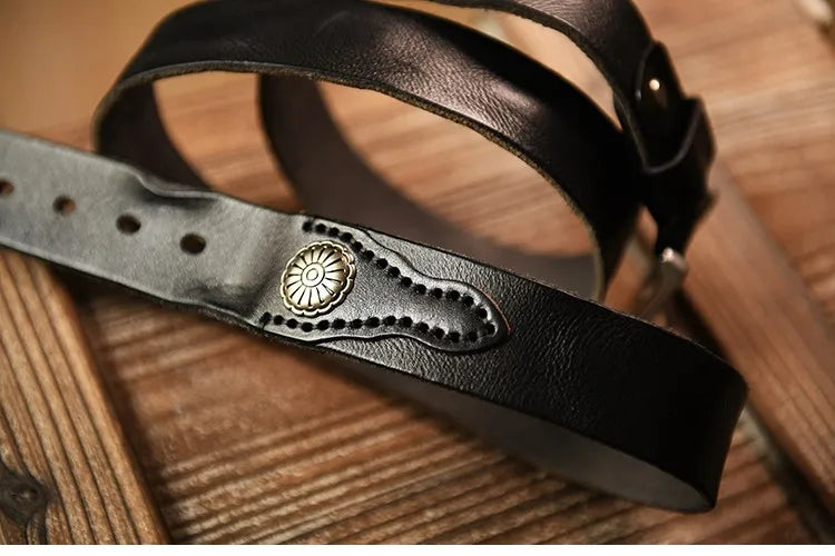 Old West Leather Belt